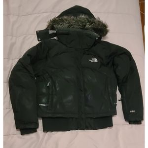 North Face 600 Down Puffer Black Jacket